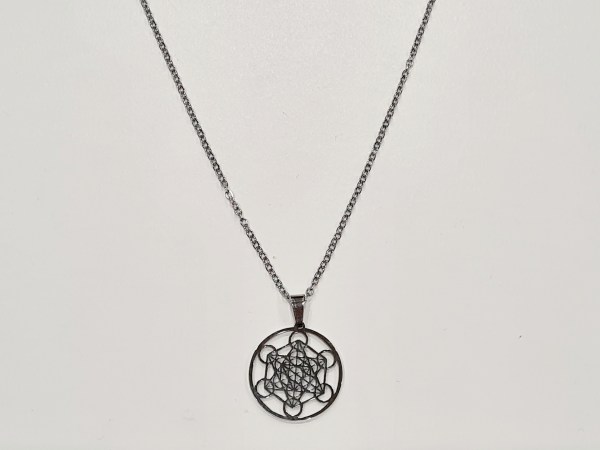 collier metatron acier inoxydable